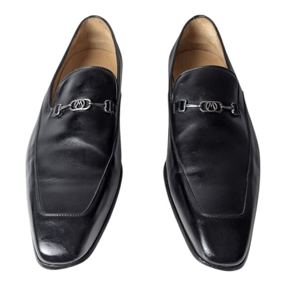 MEZLAN Falcon Black Leather Bit Loafer Size 13M - Picture 3 of 8